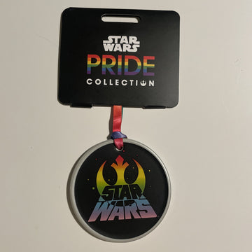 Disney Parks Star Wars Pride Collection Christmas Disc Ornament