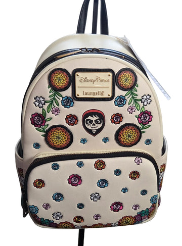 Disney Parks x Loungefly Disney Coco Miguel Floral Mini Backpack