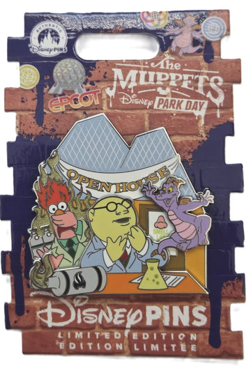 Muppets Disney Park Day Epcot Dr. Bunsen Honeydew Figment LE Pin