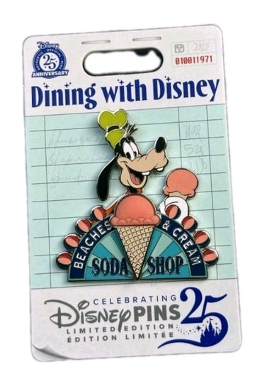 WDW Dining with Disney 8/12 Beaches & Cream Soda Shop LE Pin