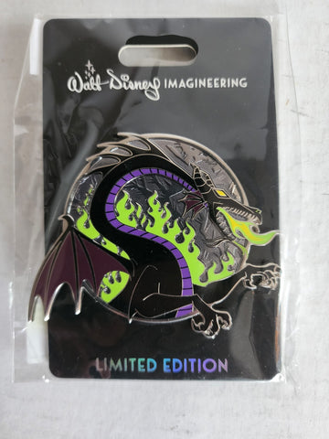 WDI Maleficent Dragon Profile Pin - LE 250