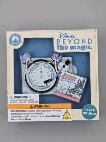 D23 Disney Beyond The Magic Sounds Of The Parks Cinderella Record Pin LE 750