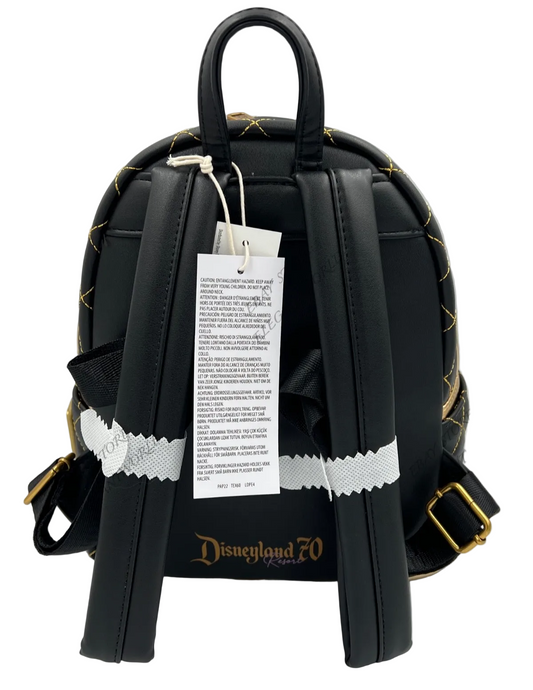 Disney Parks Disneyland 70th Anniversary Castle Loungefly Mini Backpack