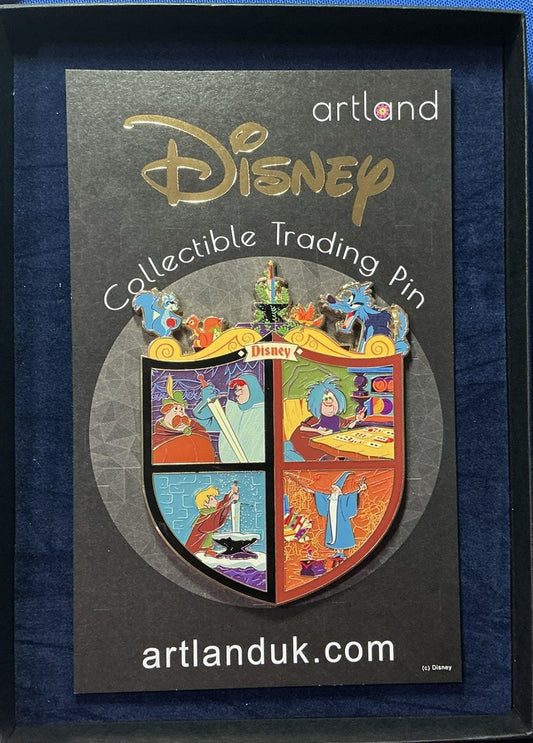 Artland Sword in the Stone Crest Jumbo Pin LE 125