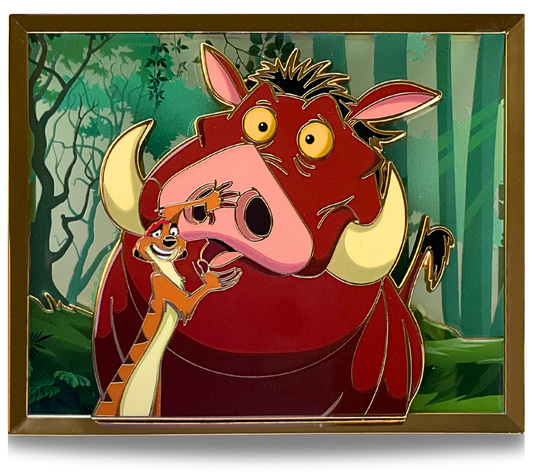 *AP/PP* Artland Timon & Pumbaa Stained Glass LE Pin